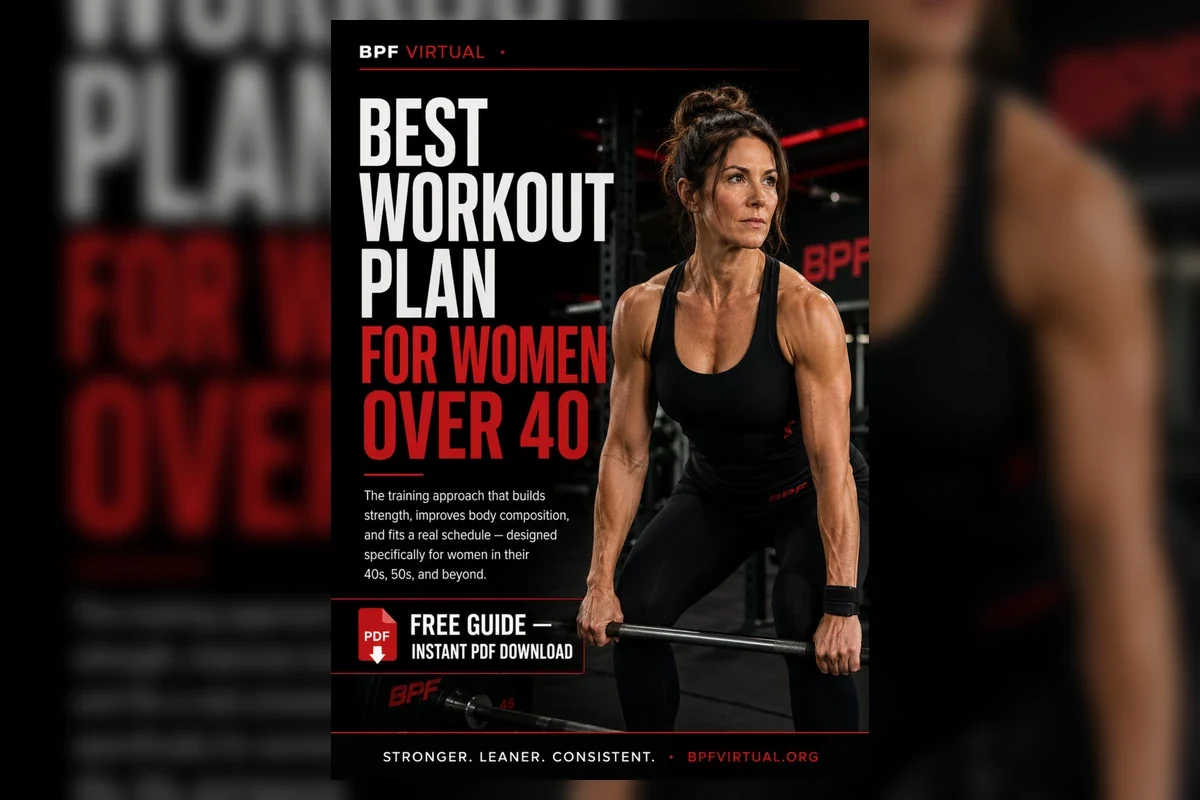 Best Workout Plan Women Over 40 free guide cover