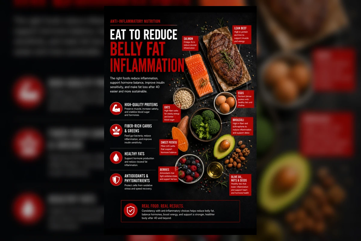 How to Lose Belly Fat After 40 free guide cover